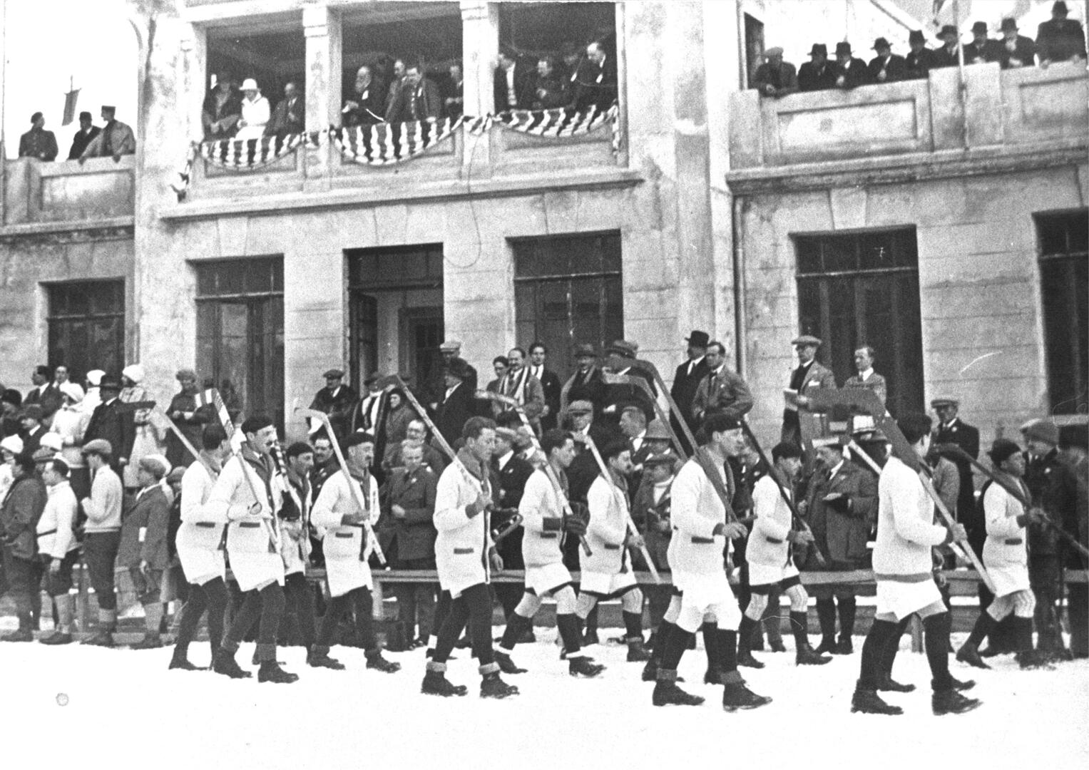 1924 The first Winter Olympic Games Chamonix Mont Blanc